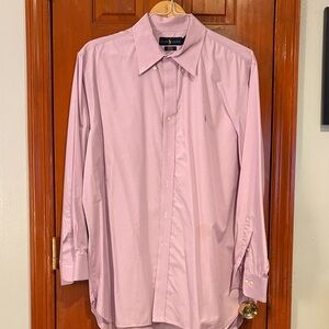 Polo by Ralph Lauren Men's Light Pink Dress Shirt